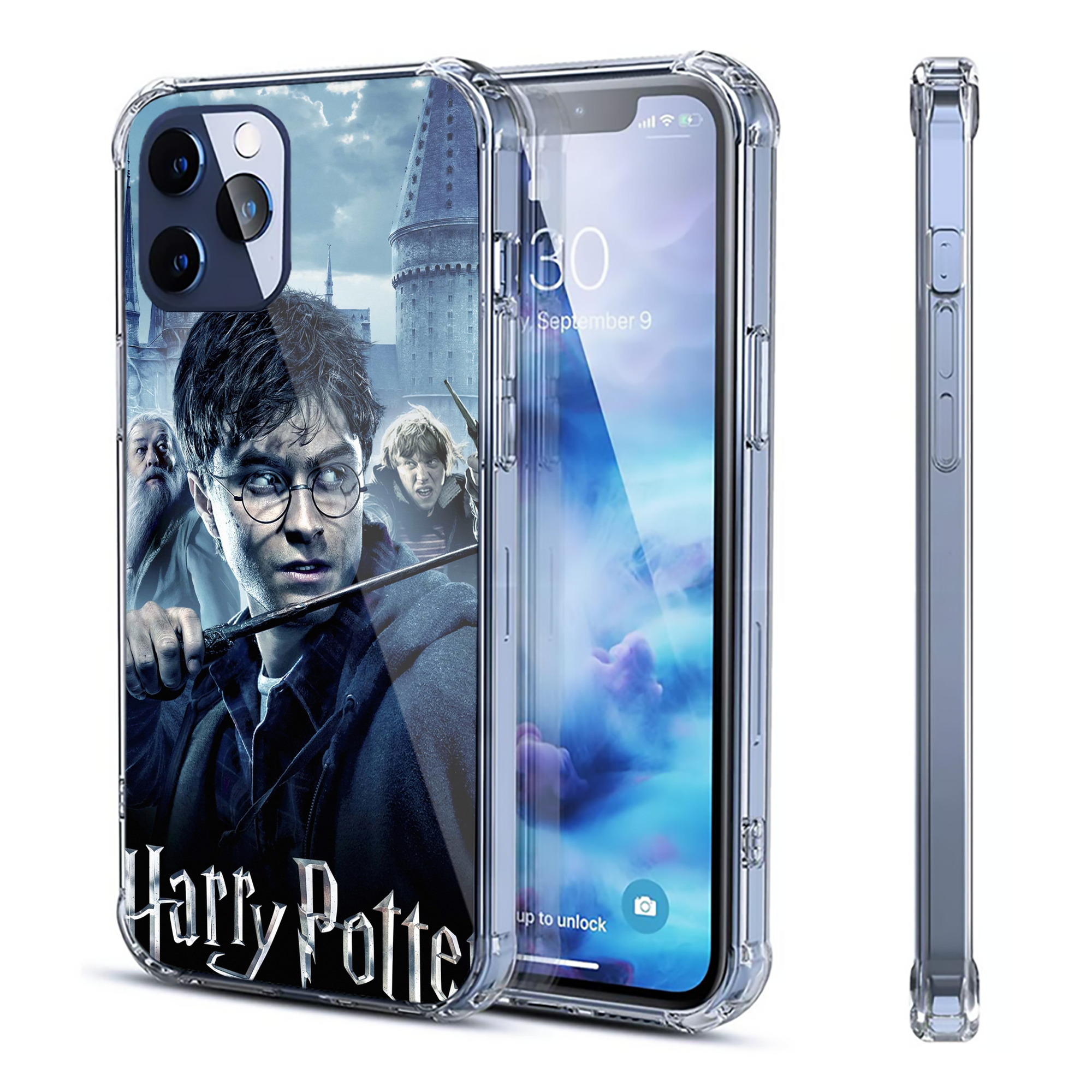 （画像用） Harry Potter ハリー・ポッターシリーズ 【iPhone 12シリーズ対応】透明スマホケース（クリアソフトケース）